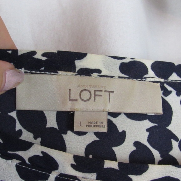 Lot of 2 Loft Tops Size Large Business Casual - Picture 5 of 5